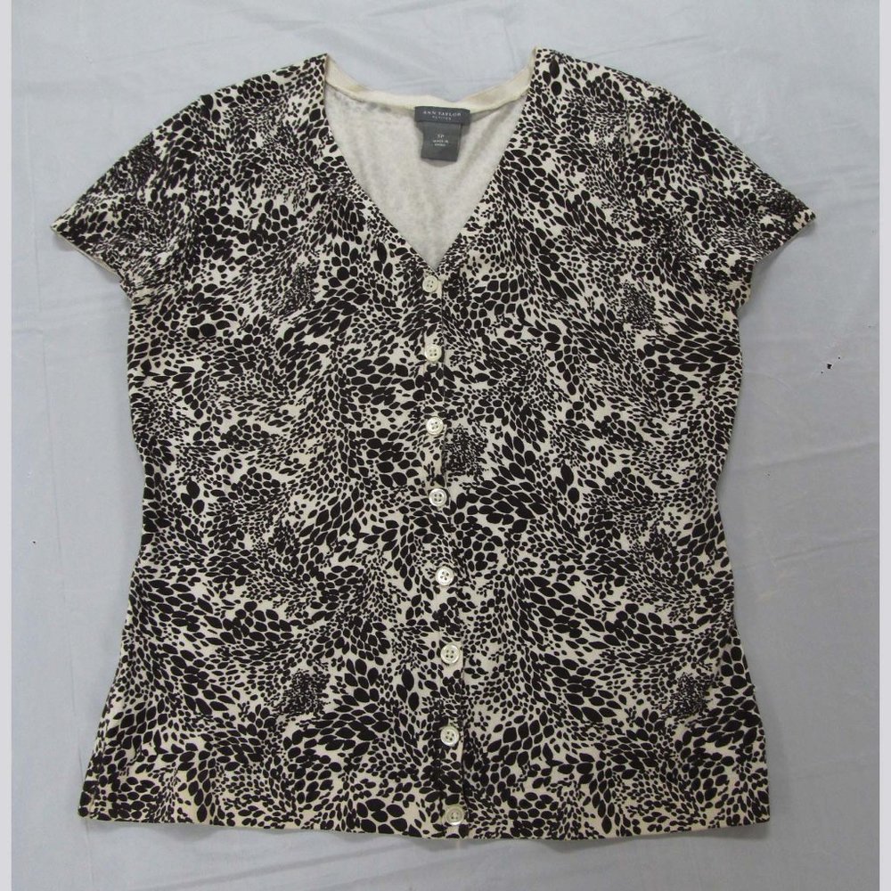 Ann Taylor Cap Sleeve Cardigan Size Small Petite